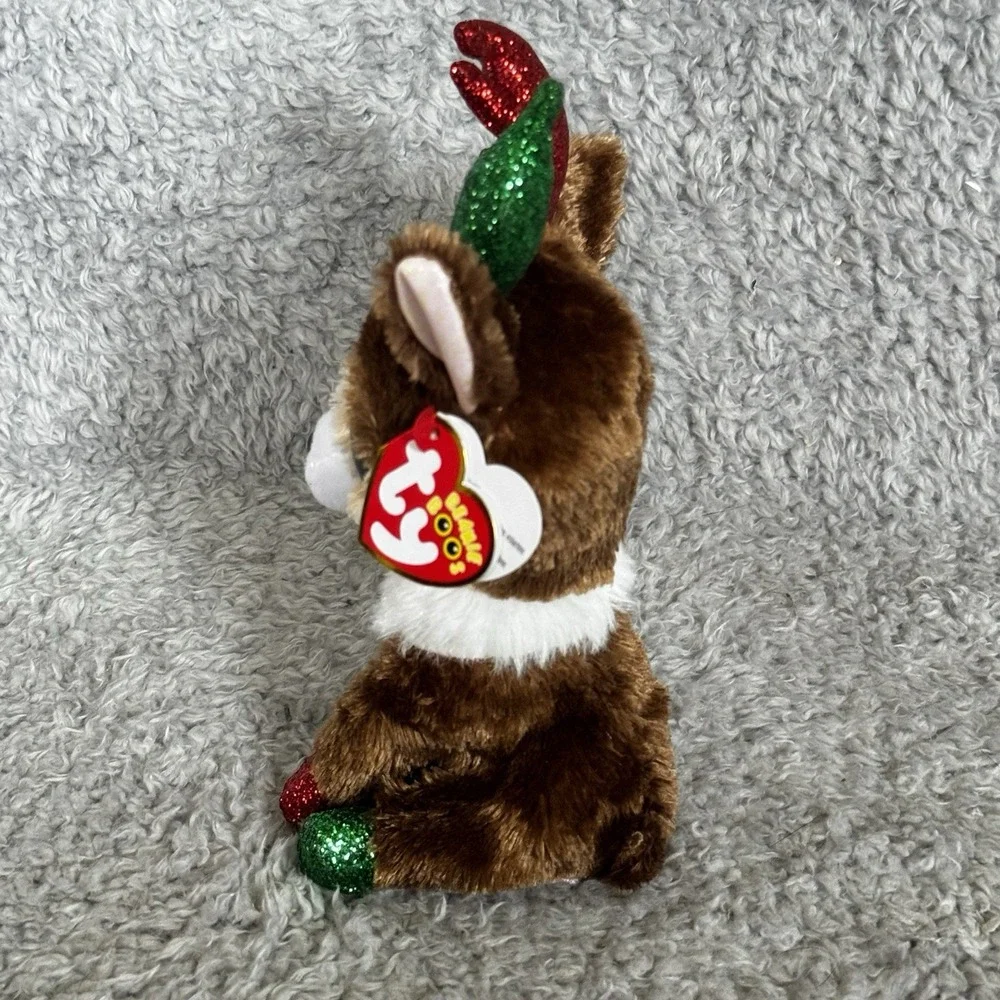 Ty Beanie Boo Kinley Reindeer Plush 6